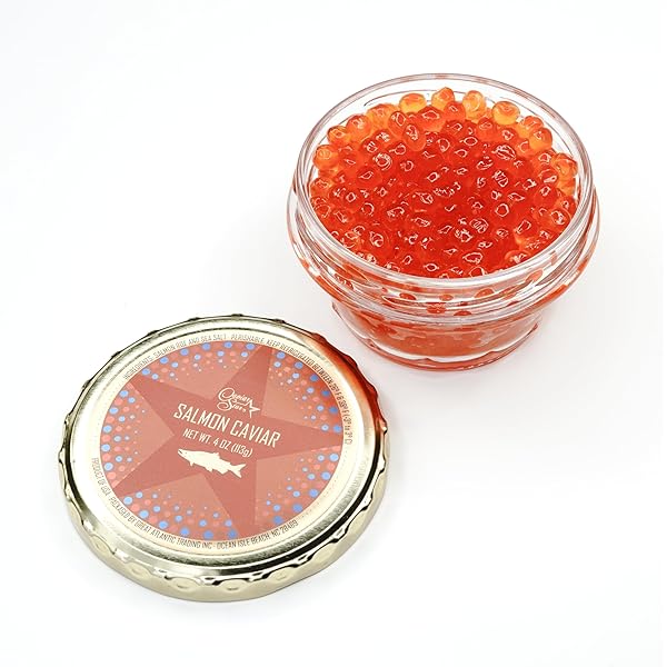 アクセサリー Salmon roe Amazon.com: MARKY'S Keta Salmon Roe - 8 oz / 227 g